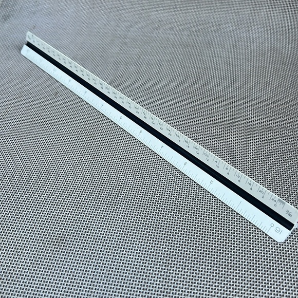 Charvos Architect Scale Triangular Ruler 30-1203 - Picture 5 of 6